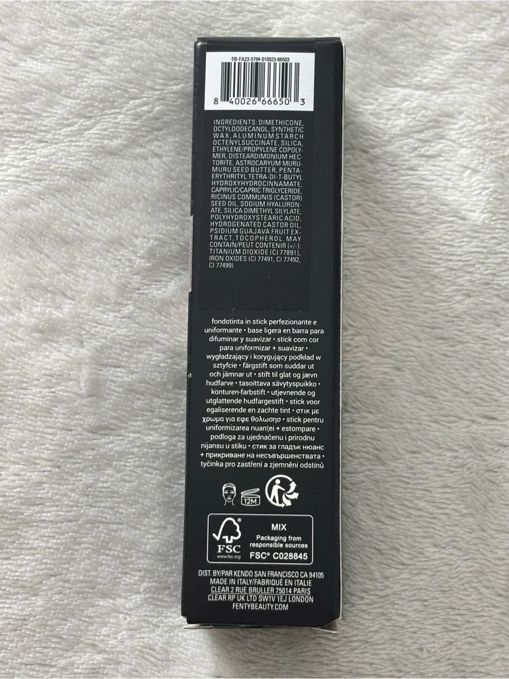 Fenty Beauty Eaze Drop Blur + Smooth Tint Stick Shade 11 Medium Neutral 9g